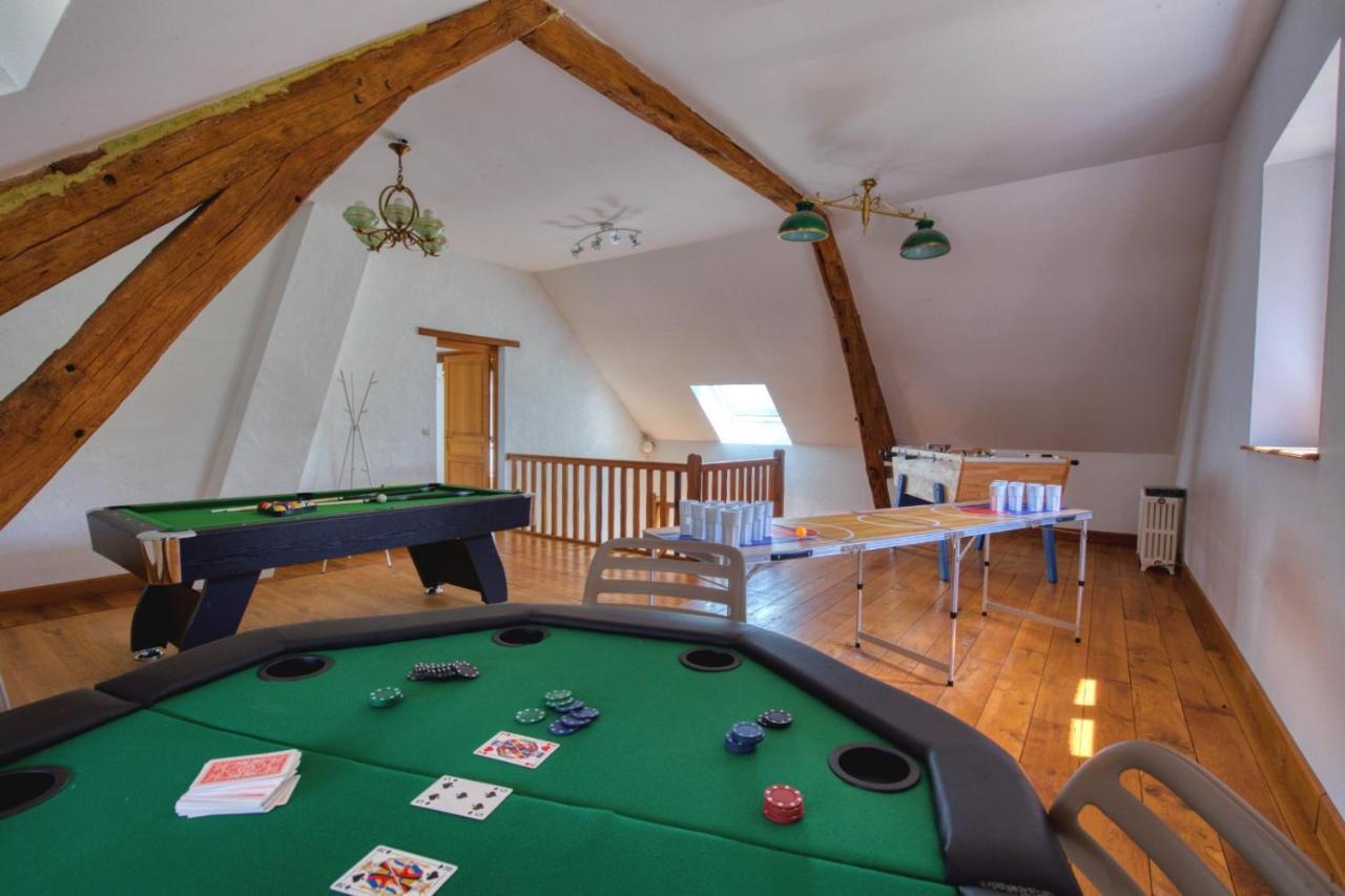 Crazy Villa Le Petit Belair 18 - Heated Pool - Foot - 2H Paris - 30P Aubigny-sur-Nère 외부 사진