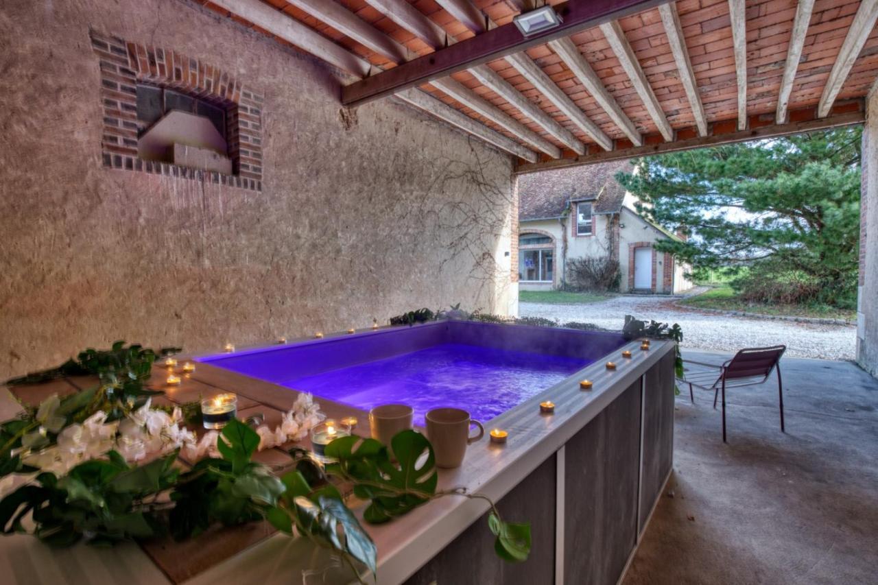 Crazy Villa Le Petit Belair 18 - Heated Pool - Foot - 2H Paris - 30P Aubigny-sur-Nère 외부 사진