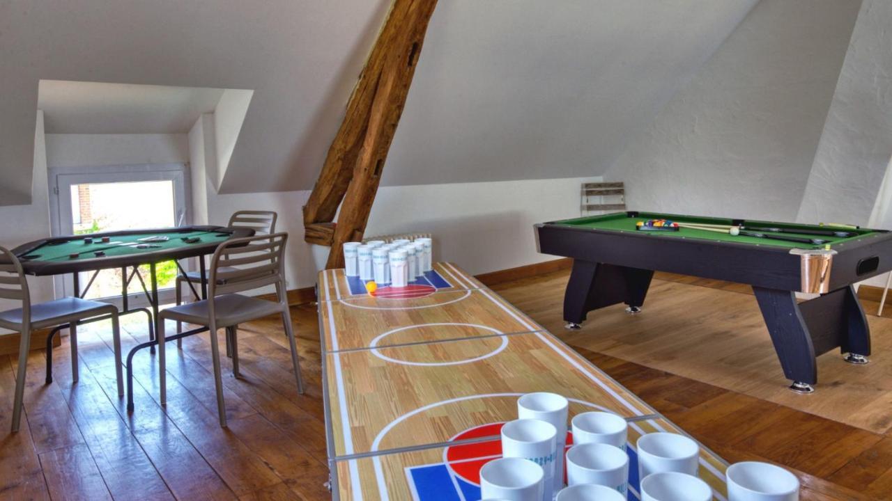 Crazy Villa Le Petit Belair 18 - Heated Pool - Foot - 2H Paris - 30P Aubigny-sur-Nère 외부 사진